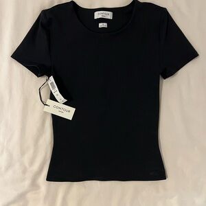 Aritzia Contour Crew T-shirt - Black [SOLD]
